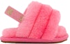 Order (TD) UGG Fluff Yeah Slide 'Glitter Pink' Selipar Berbulu Merah Jambu Berkilau 1116490I-PKRS