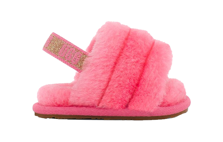 Order (Toddler) UGG Fluff Yeah Slide 'Glitter Pink' 1116490I-PKRS