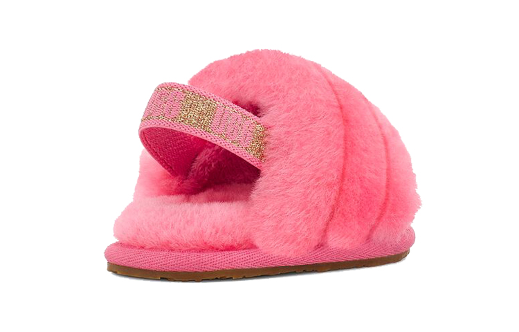 Lookbook (Toddler) UGG Fluff Yeah Slide 'Glitter Pink' 1116490I-PKRS