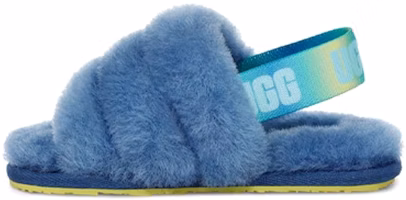 (Toddler) UGG Fluff Yeah Slide 'Mystic Blue Gradient' 1120032T-MBGT (Toddler) UGG Fluff Yeah Slide 'Mystic Blue Gradient' 1120032T-MBGT