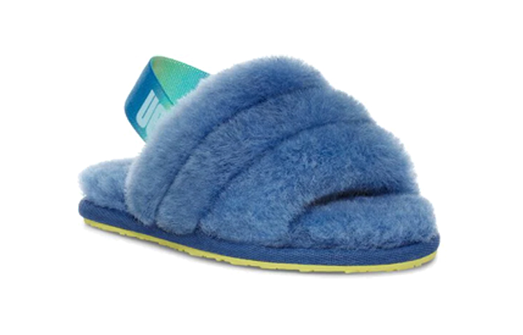 Lookbook (TD) UGG Fluff Yeah Slide ''Mystic Blue Gradient'' Sandaal 1120032T-MBGT
