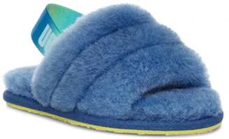 Lookbook (TD) UGG Fluff Yeah Slide 'Mystic Blue Gradient' - Biru Gradient Puas UGG Slides 1120032T-MBGT
