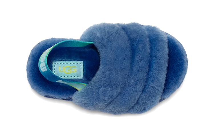 Shop (TD) UGG Fluff Yeah Slide ''Mystic Blue Gradient'' Sandaal 1120032T-MBGT
