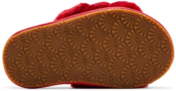 (幼童) UGG 絨毛涼拖鞋 '緞帶紅' 1098579T-RBRD Shop (幼童) UGG 絨毛涼拖鞋 '緞帶紅' 1098579T-RBRD