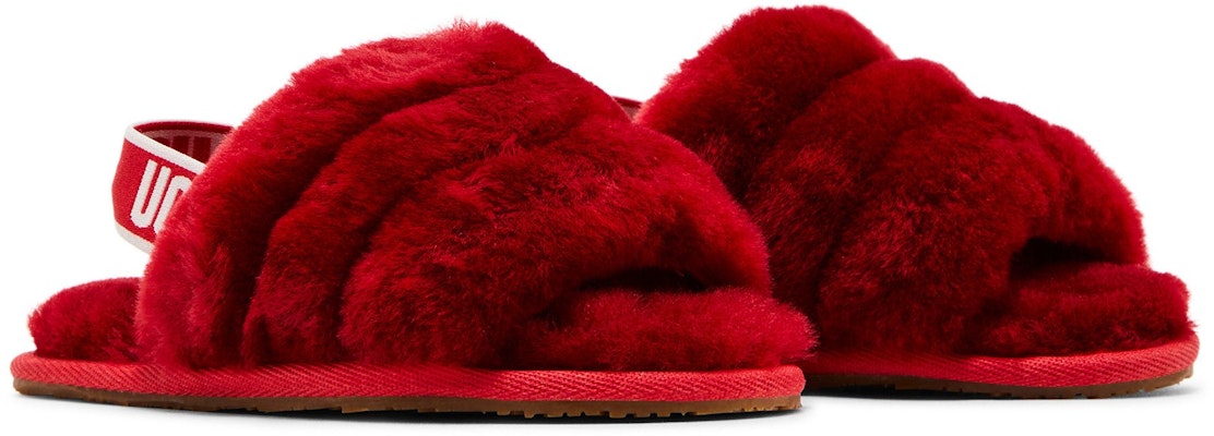 (TD) UGG Fluff Yeah Slide 'Rojo Cinta' 1098579T-RBRD Cheap (TD) UGG Fluff Yeah Slide 'Rojo Cinta' 1098579T-RBRD