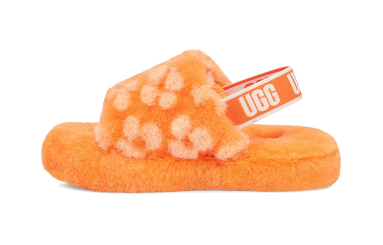 (Toddler) UGG Fluff Yeah Slide 'California Poppy' 1120011T-CPPP