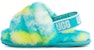 (TD) UGG Fluff Yeah Slide Biru Oasis 1123638T-OBSL