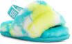Order (TD) UGG Fluff Yeah Slide Oasis Blauw 1123638T-OBSL