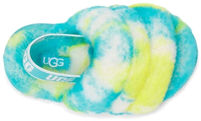 (TD) UGG Fluff Yeah Slide Biru Oasis 1123638T-OBSL Lookbook (TD) UGG Fluff Yeah Slide Biru Oasis 1123638T-OBSL