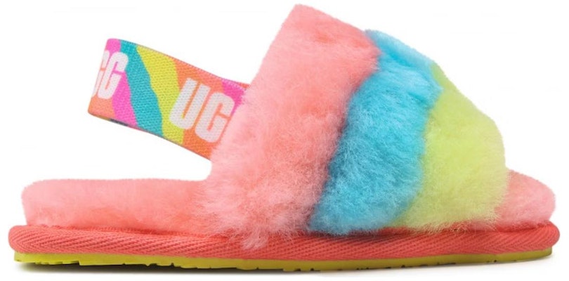 (TD) UGG Fluff Yeah Slide Peach Bliss Multi Warna Pelangi 1124931T-PBMT Order (TD) UGG Fluff Yeah Slide Peach Bliss Multi Warna Pelangi 1124931T-PBMT