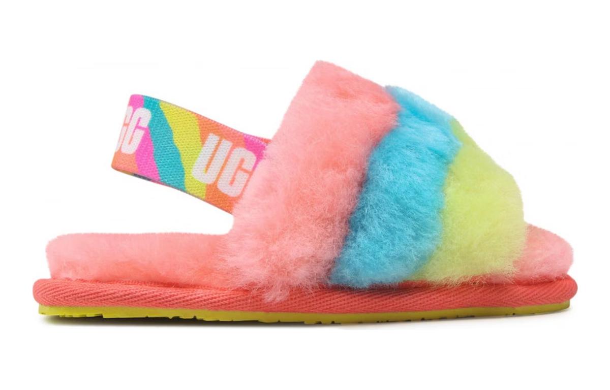 Order (TD) UGG Fluff Yeah Slide Melocotón Bliss Multicolor 1124931T-PBMT