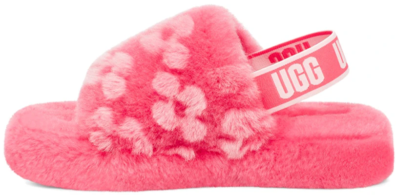 幼童UGG Fluff Yeah Poppy 可愛露趾鏤空平底涼鞋 草莓紅 Buy 幼童UGG Fluff Yeah Poppy 可愛露趾鏤空平底涼鞋 草莓紅