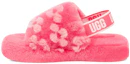 Buy 幼童UGG Fluff Yeah Poppy 可愛露趾鏤空平底涼鞋 草莓紅
