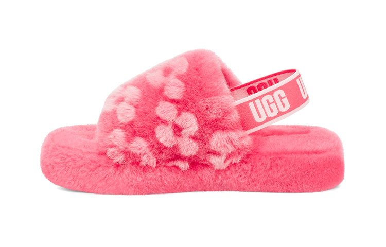 (Toddler) UGG Fluff Yeah Slide Poppy Strawberry 1120011T-SSBT