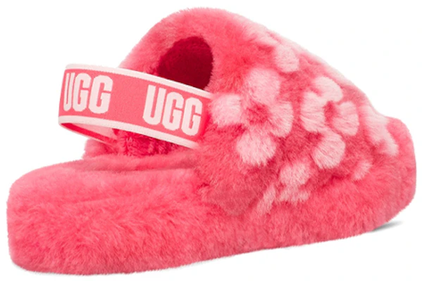 幼童UGG Fluff Yeah Poppy 可愛露趾鏤空平底涼鞋 草莓紅 Purchase 幼童UGG Fluff Yeah Poppy 可愛露趾鏤空平底涼鞋 草莓紅