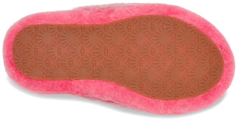 幼童UGG Fluff Yeah Poppy 可愛露趾鏤空平底涼鞋 草莓紅 Details for 幼童UGG Fluff Yeah Poppy 可愛露趾鏤空平底涼鞋 草莓紅