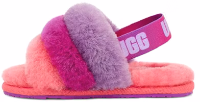 (Toddler) UGG Fluff Yeah Slide Purple Rainbow 1120073T-PPRB (Toddler) UGG Fluff Yeah Slide Purple Rainbow 1120073T-PPRB
