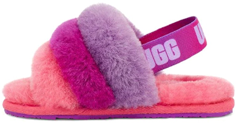 (Toddler) UGG Fluff Yeah Slide Purple Rainbow 1120073T-PPRB Buy (Toddler) UGG Fluff Yeah Slide Purple Rainbow 1120073T-PPRB