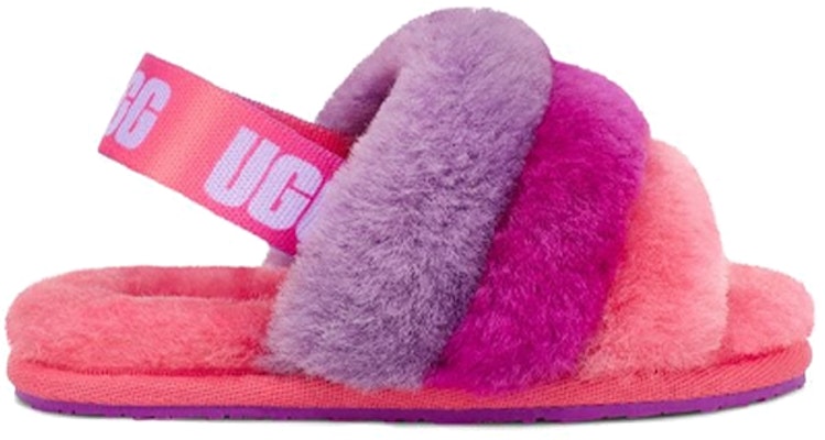 (Toddler) UGG Fluff Yeah Slide Purple Rainbow 1120073T-PPRB Order (Toddler) UGG Fluff Yeah Slide Purple Rainbow 1120073T-PPRB