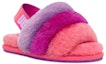 Lookbook (TD) UGG Slide Bulu Fluff Yeah Ungu Pelangi 1120073T-PPRB