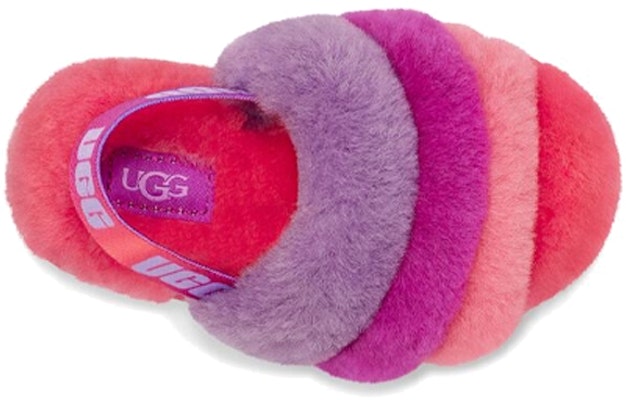 (Toddler) UGG Fluff Yeah Slide Purple Rainbow 1120073T-PPRB Shop (Toddler) UGG Fluff Yeah Slide Purple Rainbow 1120073T-PPRB