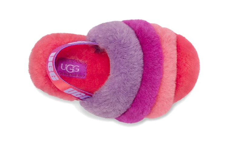 Shop (Toddler) UGG Fluff Yeah Slide Purple Rainbow 1120073T-PPRB