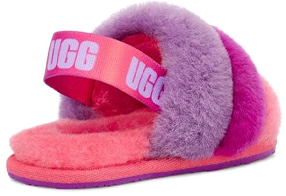 (TD) UGG Fluff Yeah 紫色彩虹毛绒拖鞋 1120073T-PPRB Purchase (TD) UGG Fluff Yeah 紫色彩虹毛绒拖鞋 1120073T-PPRB