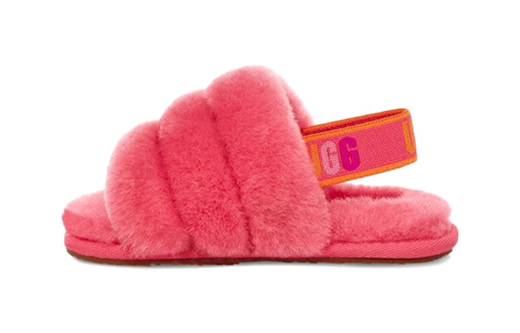 (Toddler) UGG Fluff Yeah Slide 'Strawberry Sorbet Multi' 1117462T-SSMLT