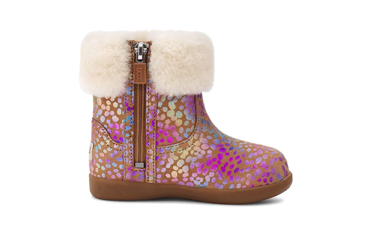 Order (TD) UGG Jorie II 'Glitter Chestnut dengan Resleting' 1120953T-CSSD