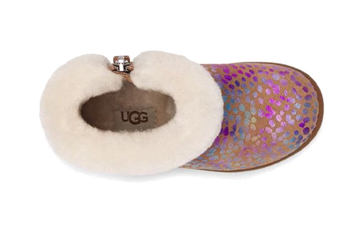 Shop (TD) UGG Jorie II 'Glitter Chestnut dengan Resleting' 1120953T-CSSD