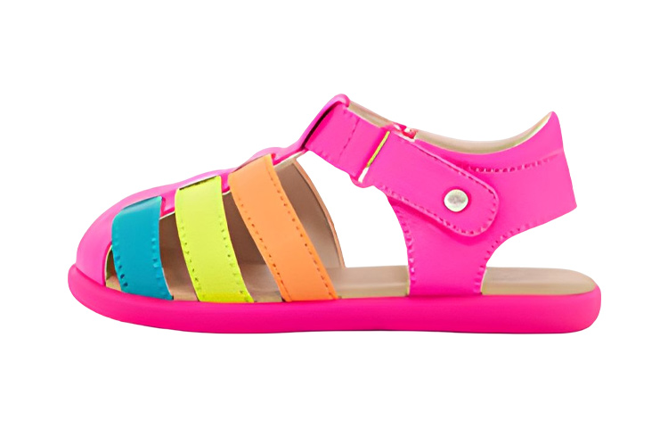 (Toddler) UGG Kolding Sandal 'Pink Rainbow' 1107986T-PRBW