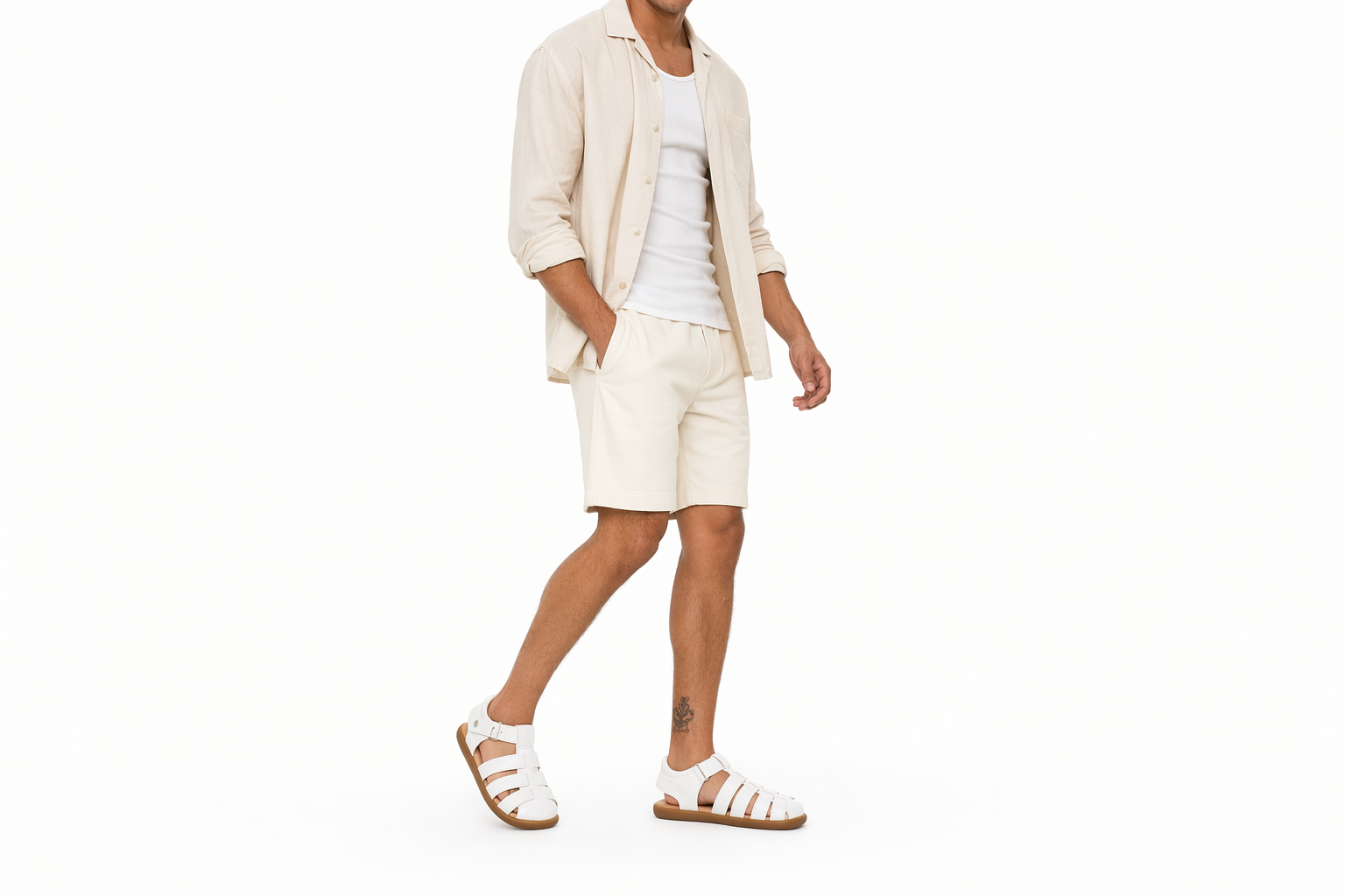 Order (TD) UGG Sandal Kolding 'Putih' 1107986T-WHT