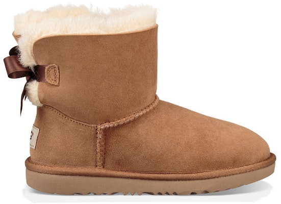 大童 UGG Mini Bailey Bow II 加絨雪地靴 栗子棕色 Order 大童 UGG Mini Bailey Bow II 加絨雪地靴 栗子棕色