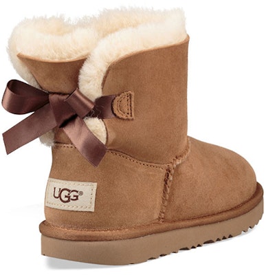 大童 UGG Mini Bailey Bow II 加絨雪地靴 栗子棕色 Shop 大童 UGG Mini Bailey Bow II 加絨雪地靴 栗子棕色