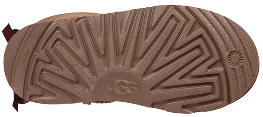 大童 UGG Mini Bailey Bow II 加絨雪地靴 栗子棕色 Details for 大童 UGG Mini Bailey Bow II 加絨雪地靴 栗子棕色