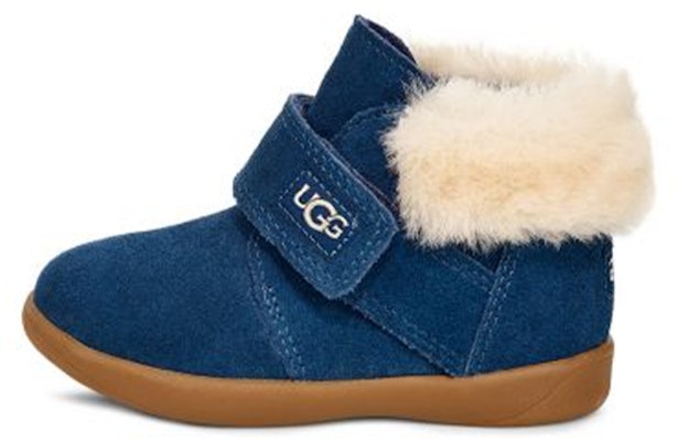(Preschool) UGG Nolen fur Short Boots Deep Blue 1106229T-NWNV Buy (Preschool) UGG Nolen fur Short Boots Deep Blue 1106229T-NWNV