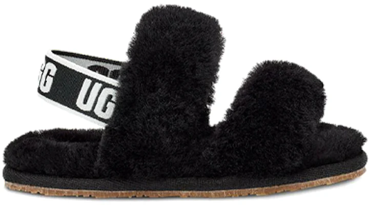(TD) UGG Oh Yeah 'Negro con Flecos Abierto' 1116636T-BLK Order (TD) UGG Oh Yeah 'Negro con Flecos Abierto' 1116636T-BLK