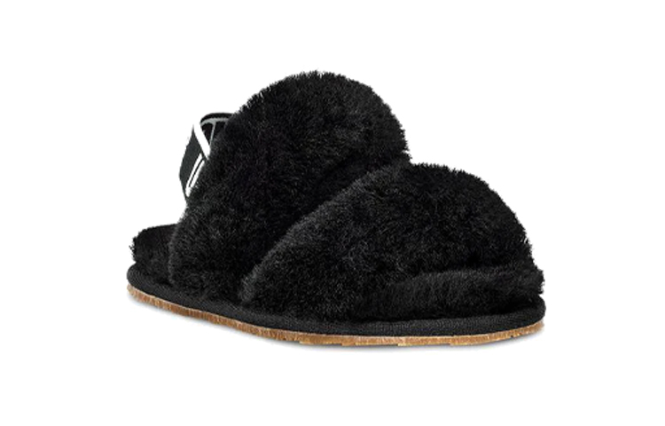 Lookbook (TD) UGG Oh Yeah 'Negro con Flecos Abierto' 1116636T-BLK