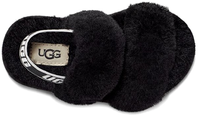 (Toddler) UGG Oh Yeah 'Black Fluffy Open-Toe' 1116636T-BLK Shop (Toddler) UGG Oh Yeah 'Black Fluffy Open-Toe' 1116636T-BLK