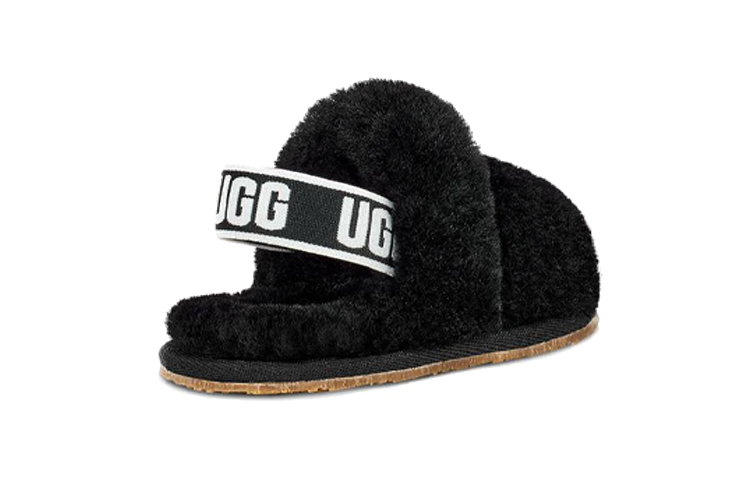 Purchase (TD) UGG Oh Yeah 'Negro con Flecos Abierto' 1116636T-BLK