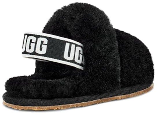 (Toddler) UGG Oh Yeah 'Black Fluffy Open-Toe' 1116636T-BLK Purchase (Toddler) UGG Oh Yeah 'Black Fluffy Open-Toe' 1116636T-BLK