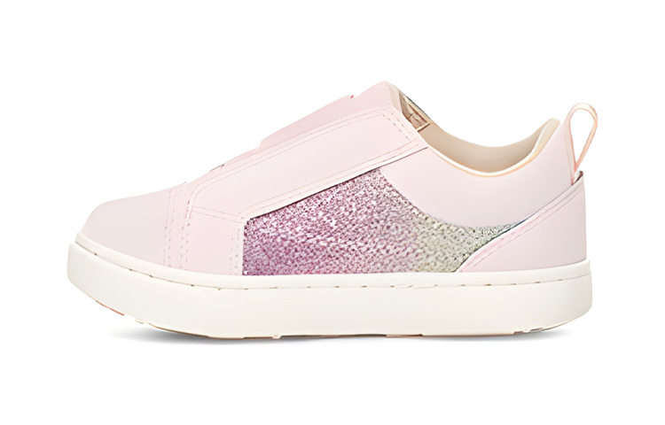 (Toddler) UGG Rennon Low Shoe 'Seashell Pink Rainbow Glitter' 1124873T-SPRGL