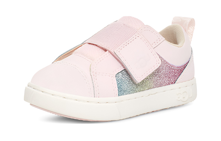 Order (TD) UGG Rennon Low Kasut 'Seashell Pink Rainbow Glitter' 1124873T-SPRGL
