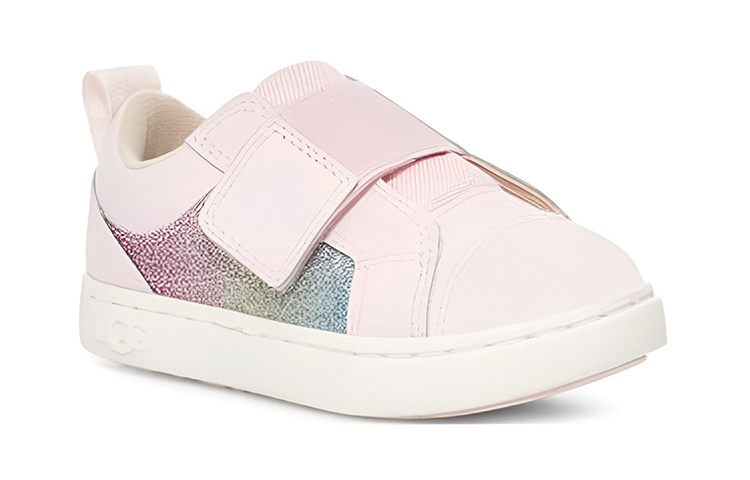 Lookbook (TD) UGG Rennon Low Schoen ''Seashell Pink Rainbow Glitter'' 1124874T-SPRGL