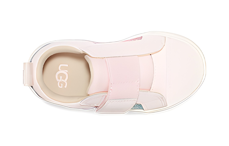 Lookbook (TD) UGG Rennon Low Kasut 'Seashell Pink Rainbow Glitter' 1124873T-SPRGL