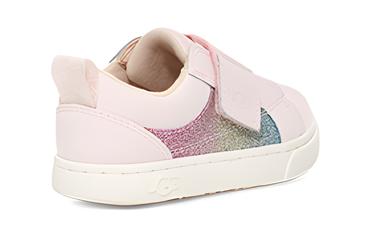 Shop (TD) UGG Rennon Low Kasut 'Seashell Pink Rainbow Glitter' 1124873T-SPRGL