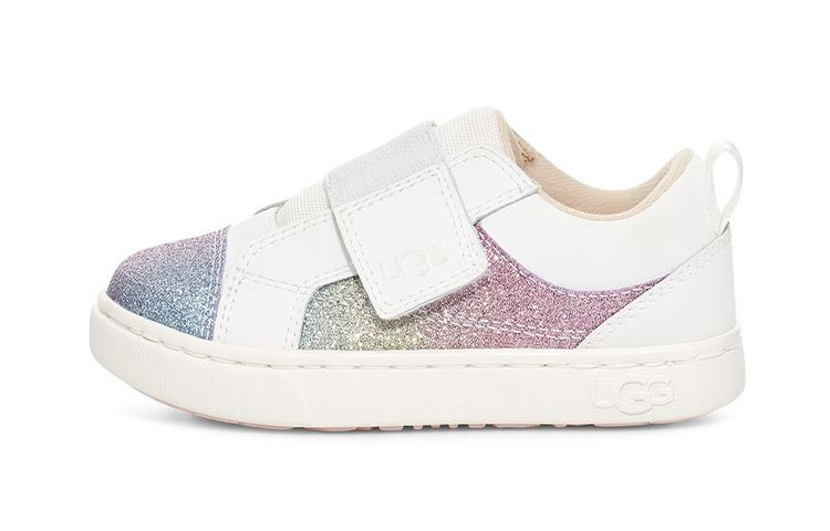(Toddler) UGG Rennon Low Shoe 'White Rainbow Glitter' 1124874T-WRGT
