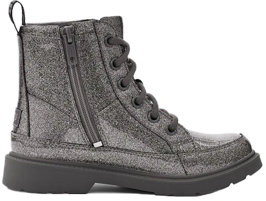 (Toddler) UGG Robley Glitter 'Grey Fleece-Lined Lace-Up Boots' 1116377T-CHA Order (Toddler) UGG Robley Glitter 'Grey Fleece-Lined Lace-Up Boots' 1116377T-CHA