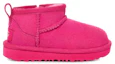 Order (TD) UGG Bottines Bébé Étanches Roses en Peau de Mouton avec Fermeture Éclair 1130750T-BRY
