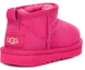 Shop (TD) UGG Bottines Bébé Étanches Roses en Peau de Mouton avec Fermeture Éclair 1130750T-BRY